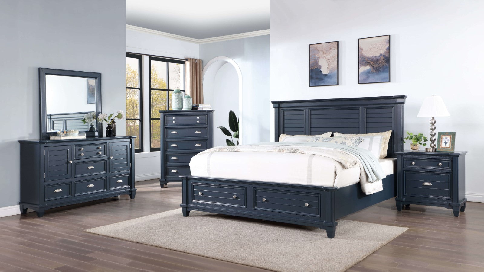 Manzanillo Slate Blue Chest
