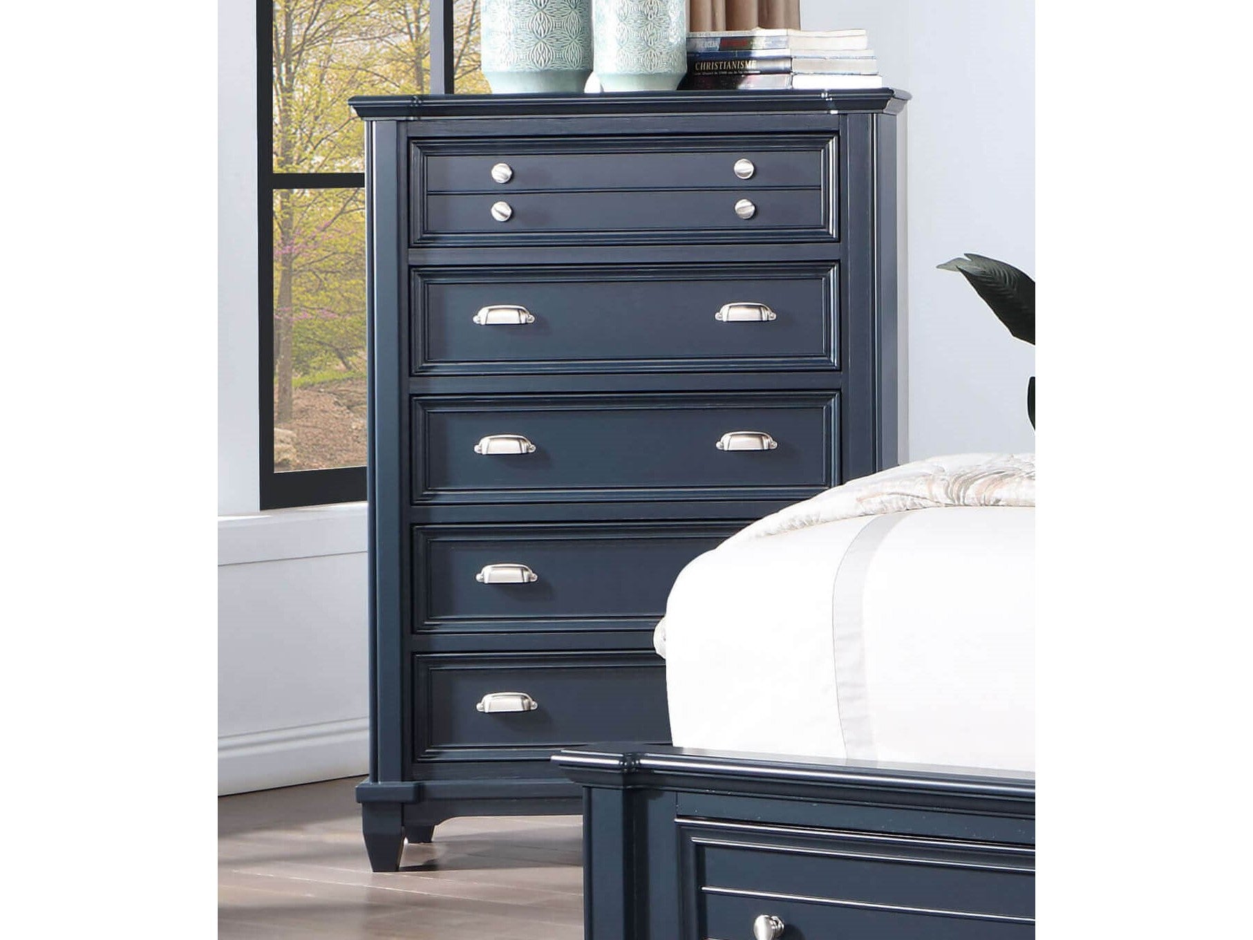 Manzanillo Slate Blue Chest