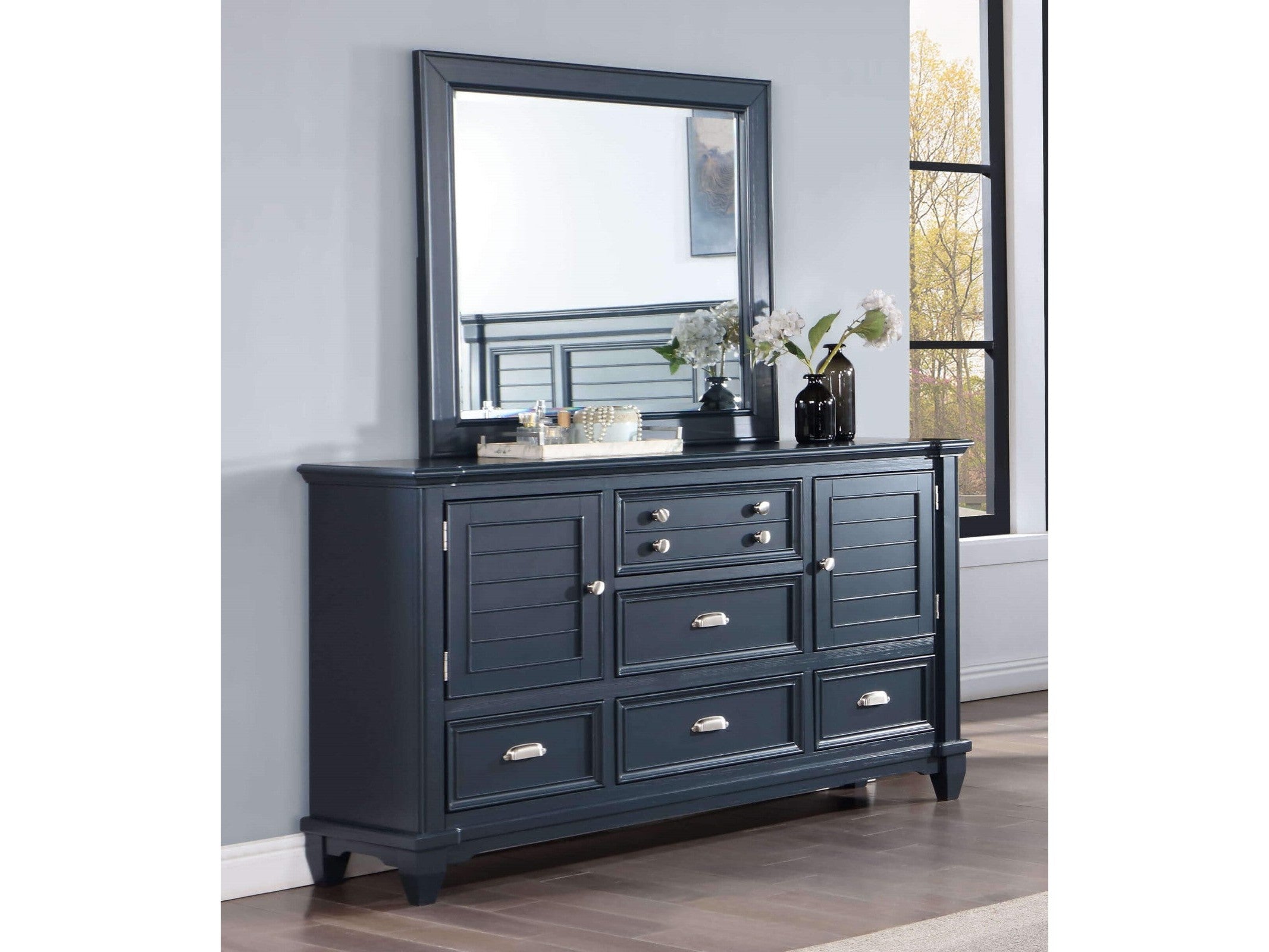 Manzanillo Slate Blue Dresser