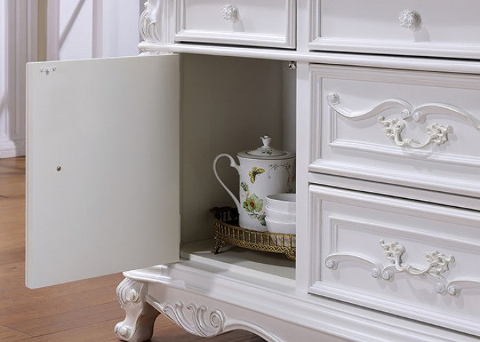 Manzanita White Hutch & Buffet