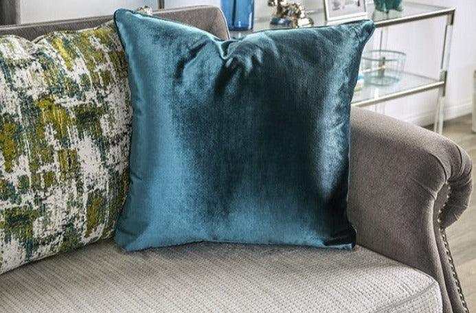 Mariella Gray & Beige Stationary Sofa & Loveseat 2pc