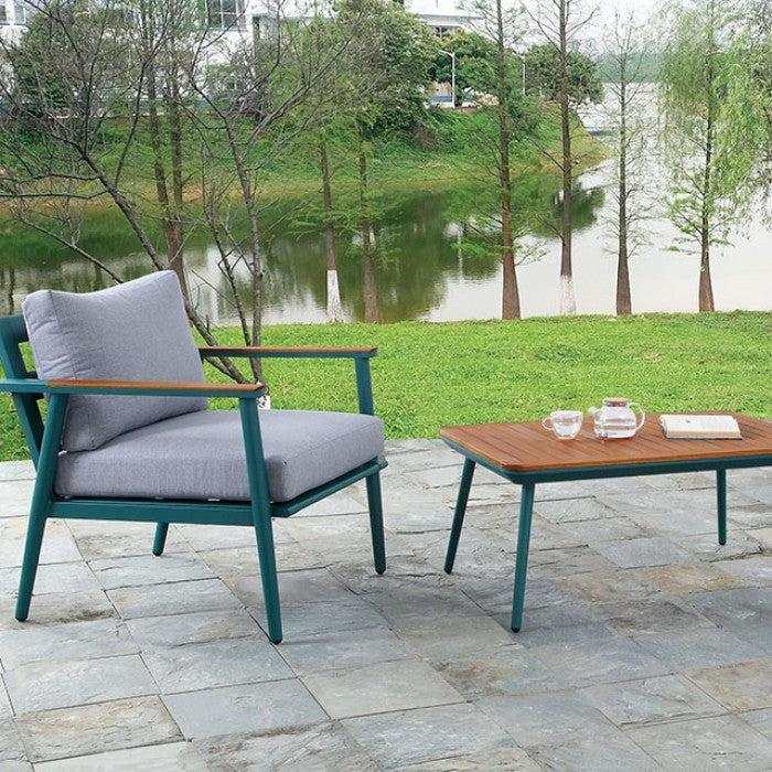 Marsha Gray & Oak 3pc Outdoor Set