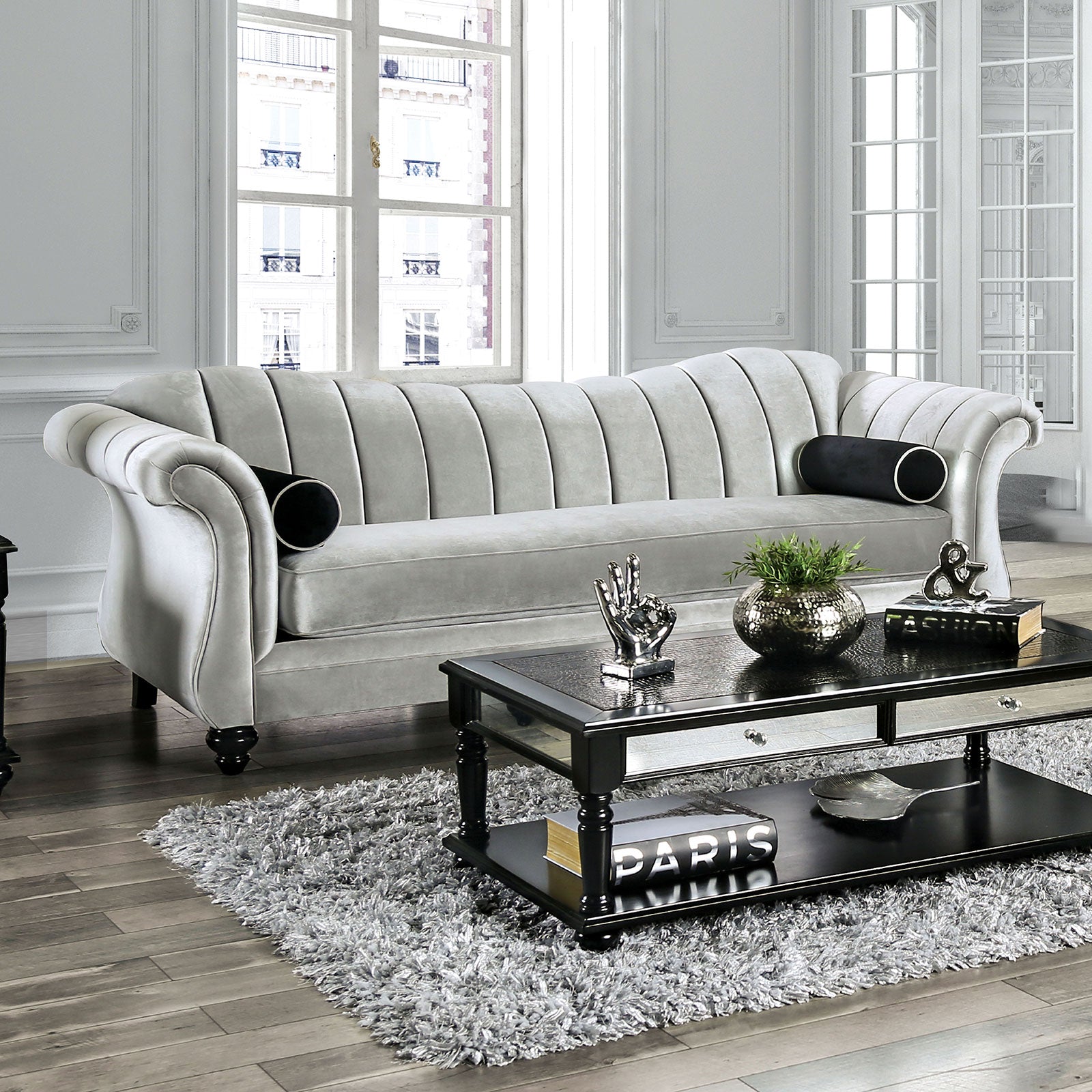 Marvin Pewter Sofa & Loveseat