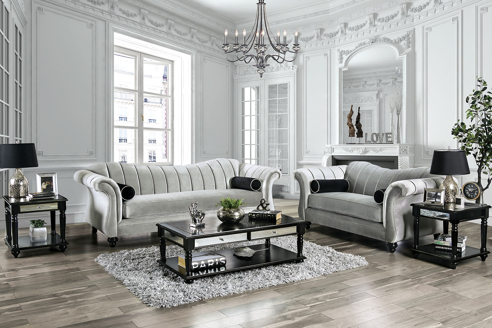 Marvin Pewter Sofa