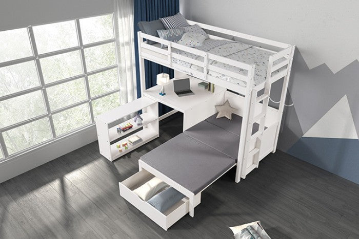 Mateo White Bunk Bed