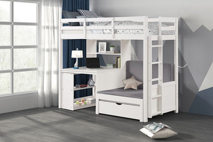 Mateo White Bunk Bed