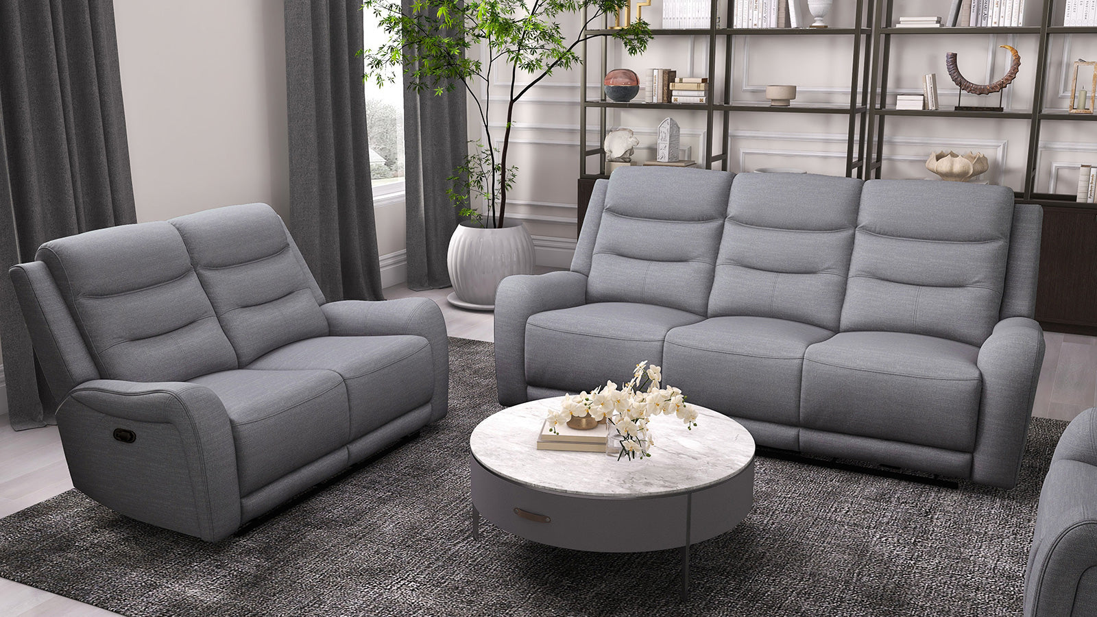 Matthias Gray Loveseat