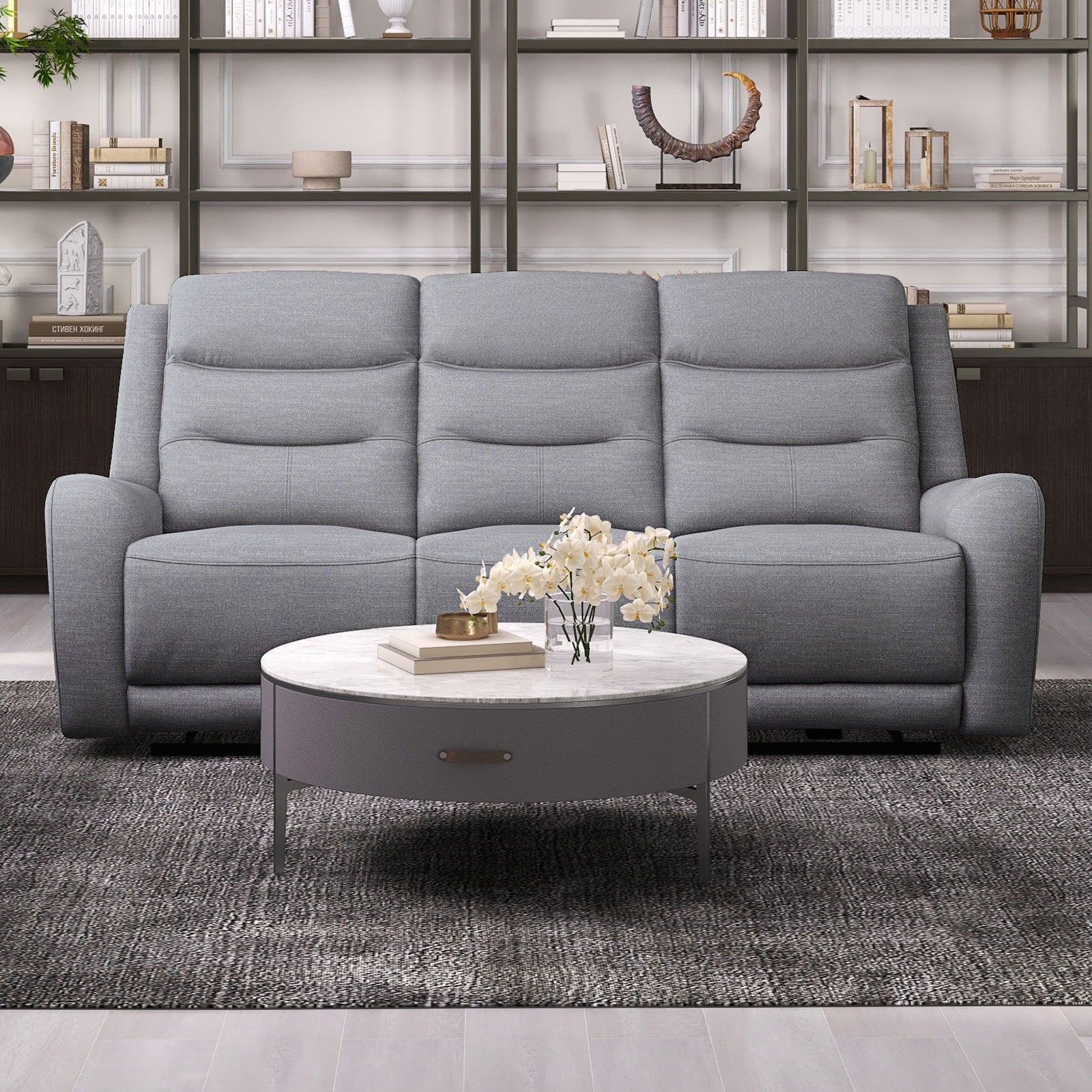 Matthias Gray Sofa & Loveseat