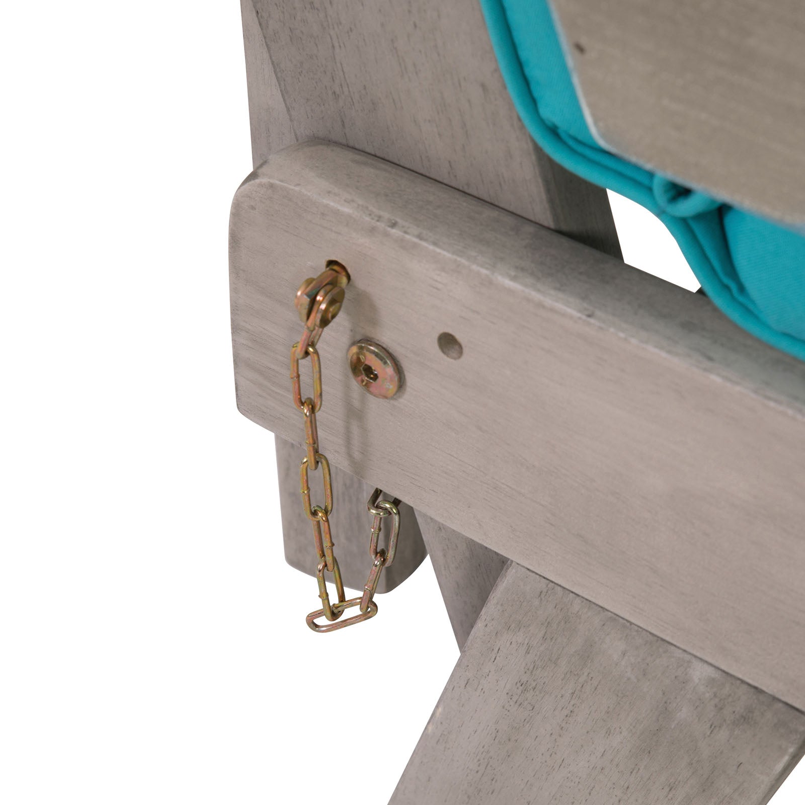 Maui Gray/Turquoise Outdoor Daybed