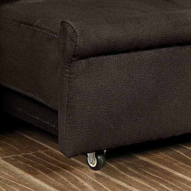 Mavis Dark Brown Futon Sofa