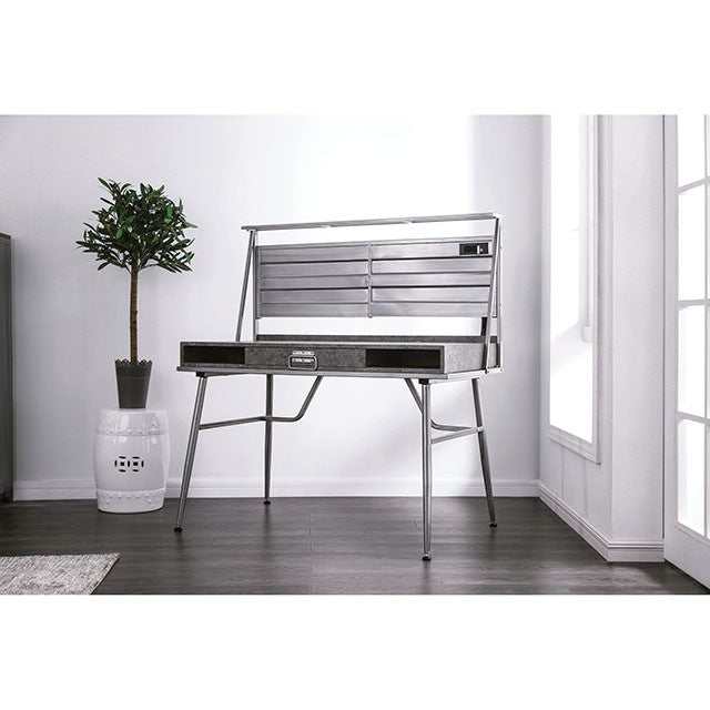 Mccredmond Silver Desk w/ USB