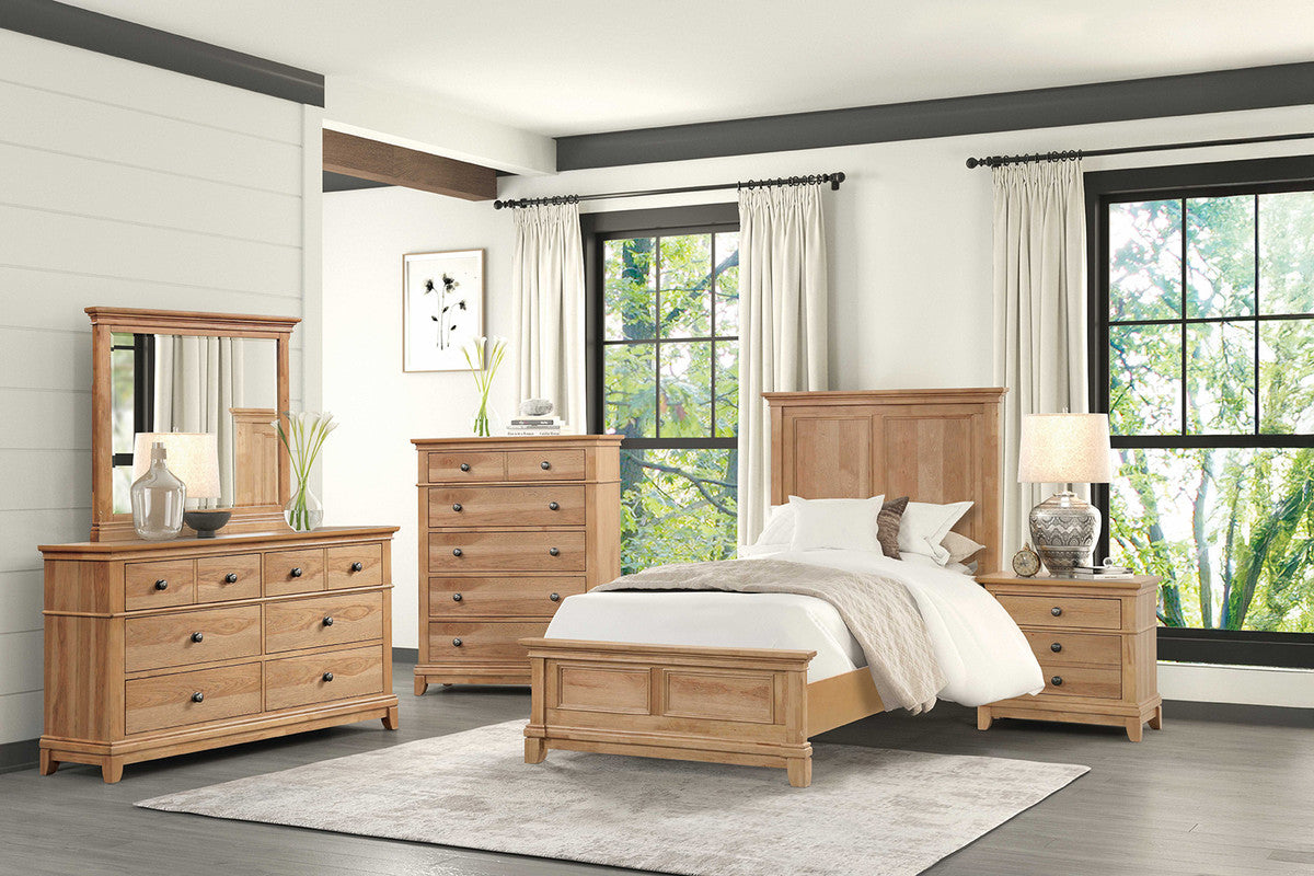 Mchenry Natural Oak 4 Pc. Twin Bedroom Set