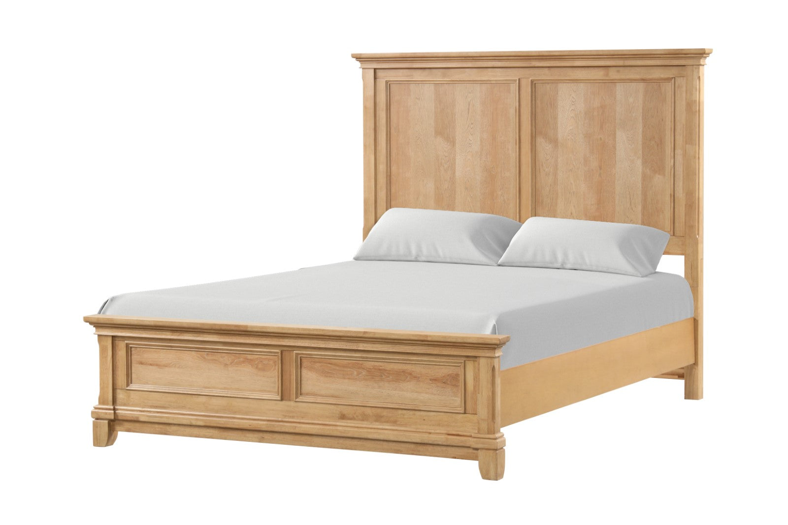 Mchenry Natural Oak Queen 5 Piece Bedroom Set w/2 Nightstands