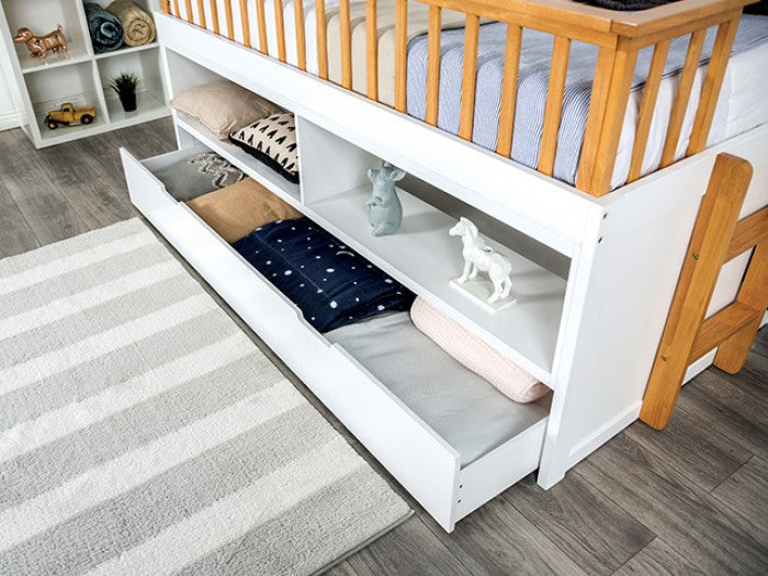 Mcpherson White/Oak Bunk Bed
