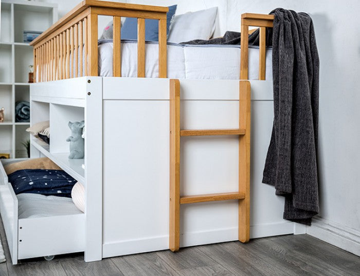 Mcpherson White/Oak Bunk Bed