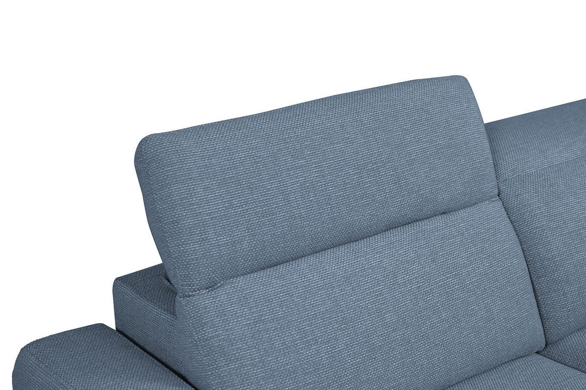 Melancton Blue Power Sectional