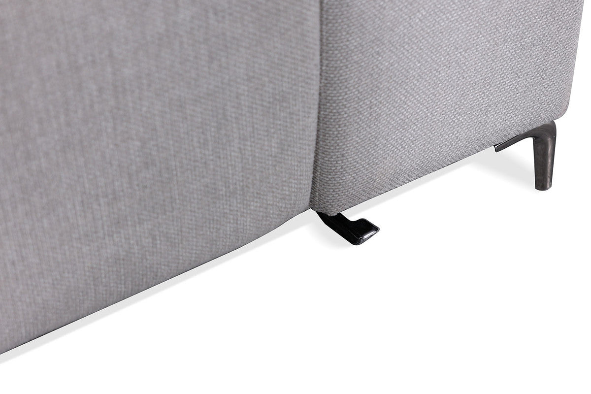 Melancton Light Gray Power Sectional