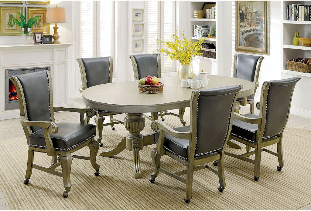 Melina Gray 7 Pc. Dining Set