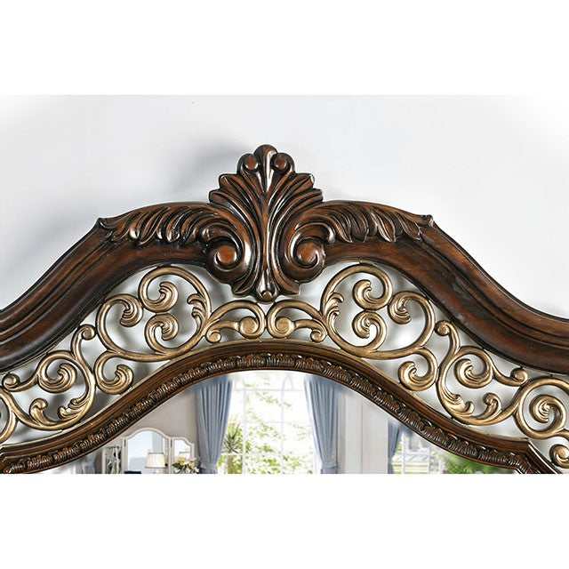 Menodora Brown Cherry Eastern King Bed