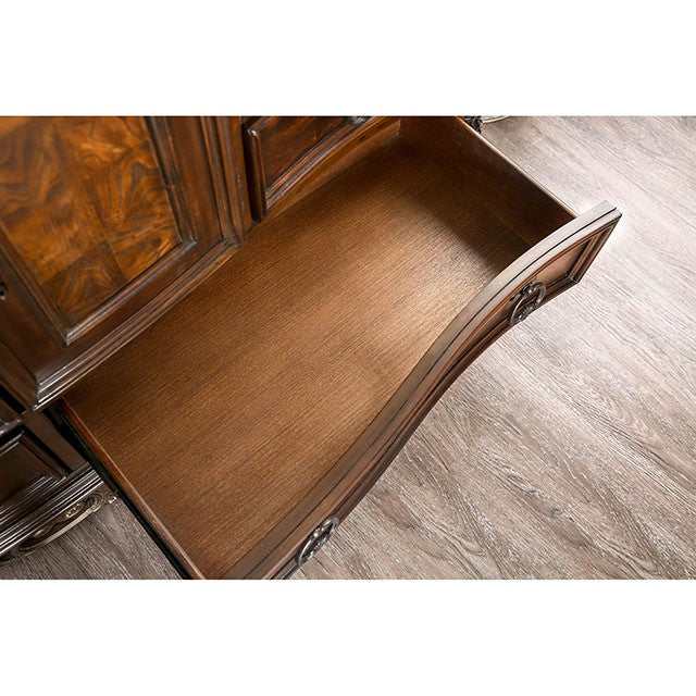 Menodora Brown Cherry Eastern King Bed