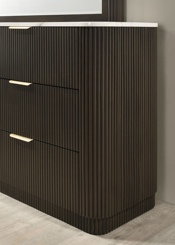 Merthyr Dark Walnut Dresser