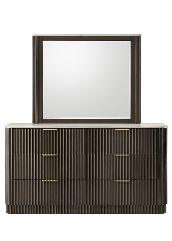 Merthyr Dark Walnut Dresser