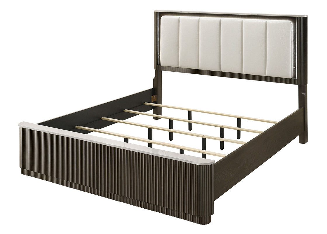 Merthyr Dark Walnut E.King Bed