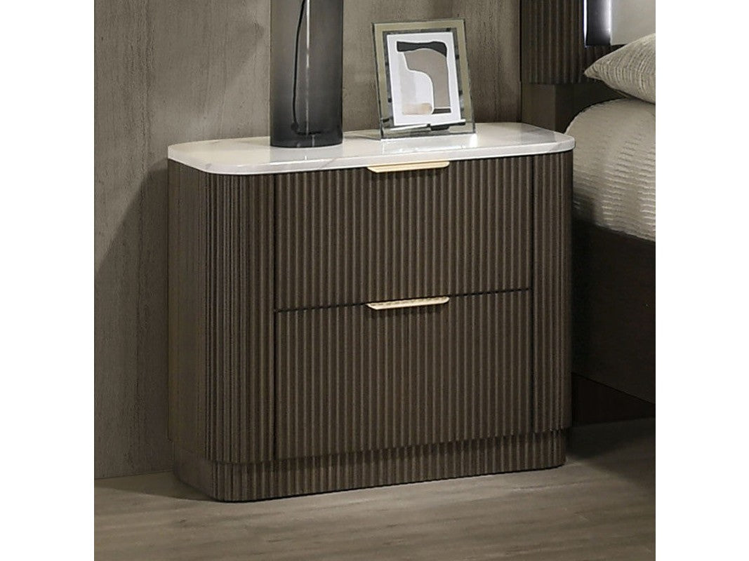 Merthyr Dark Walnut Nightstand