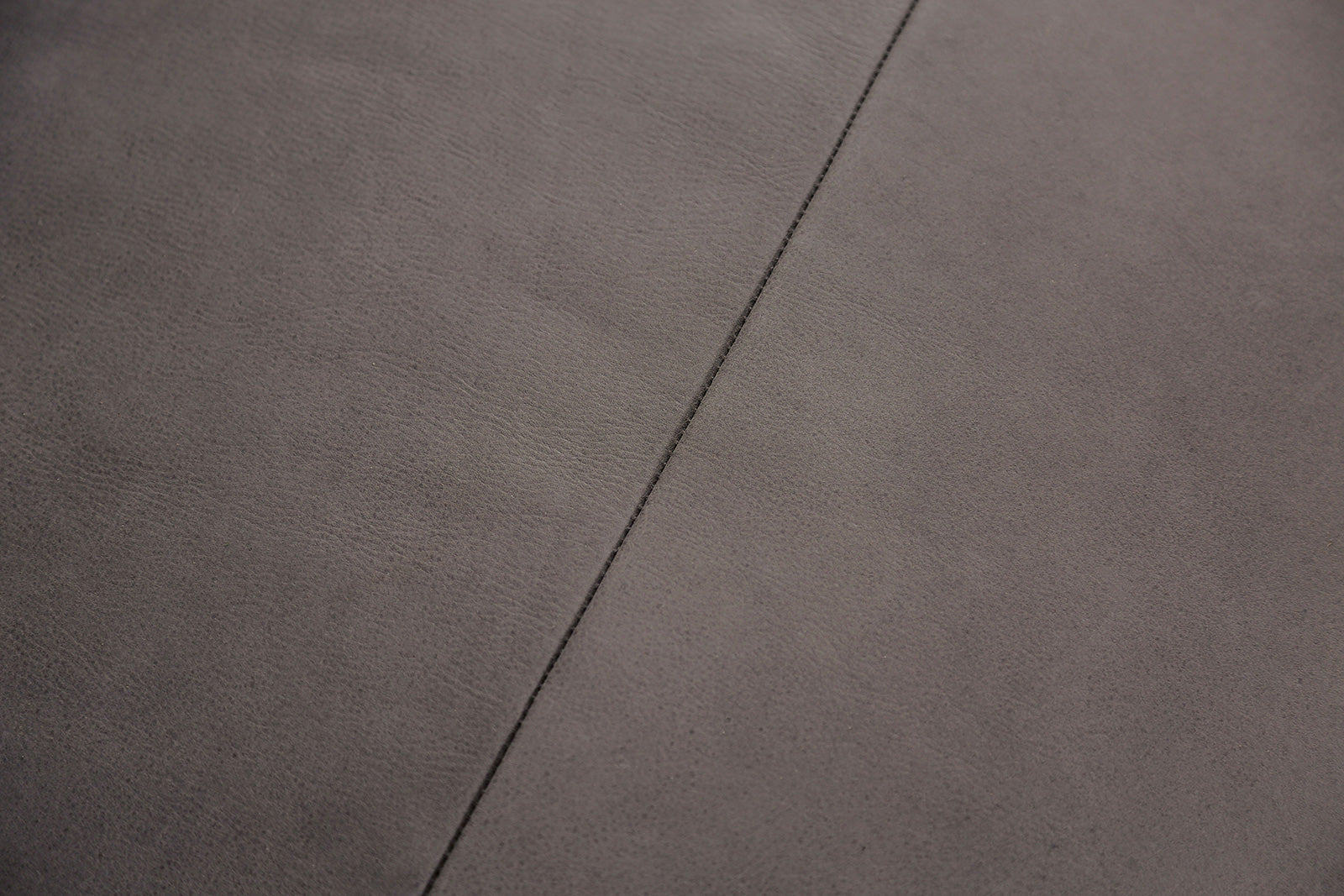Mezzanotte Gray Real Italian Leather Sofa