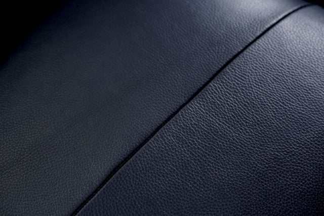 Mezzanotte Midnight Blue Real Italian Leather Loveseat