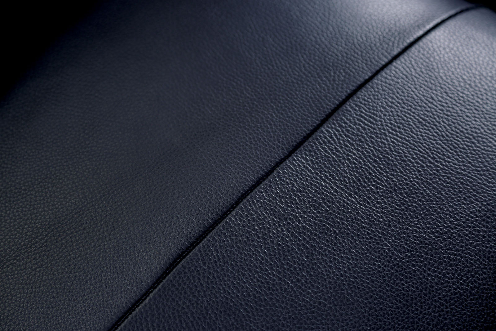 Mezzanotte Midnight Blue Real Italian Leather Sofa & Loveseat