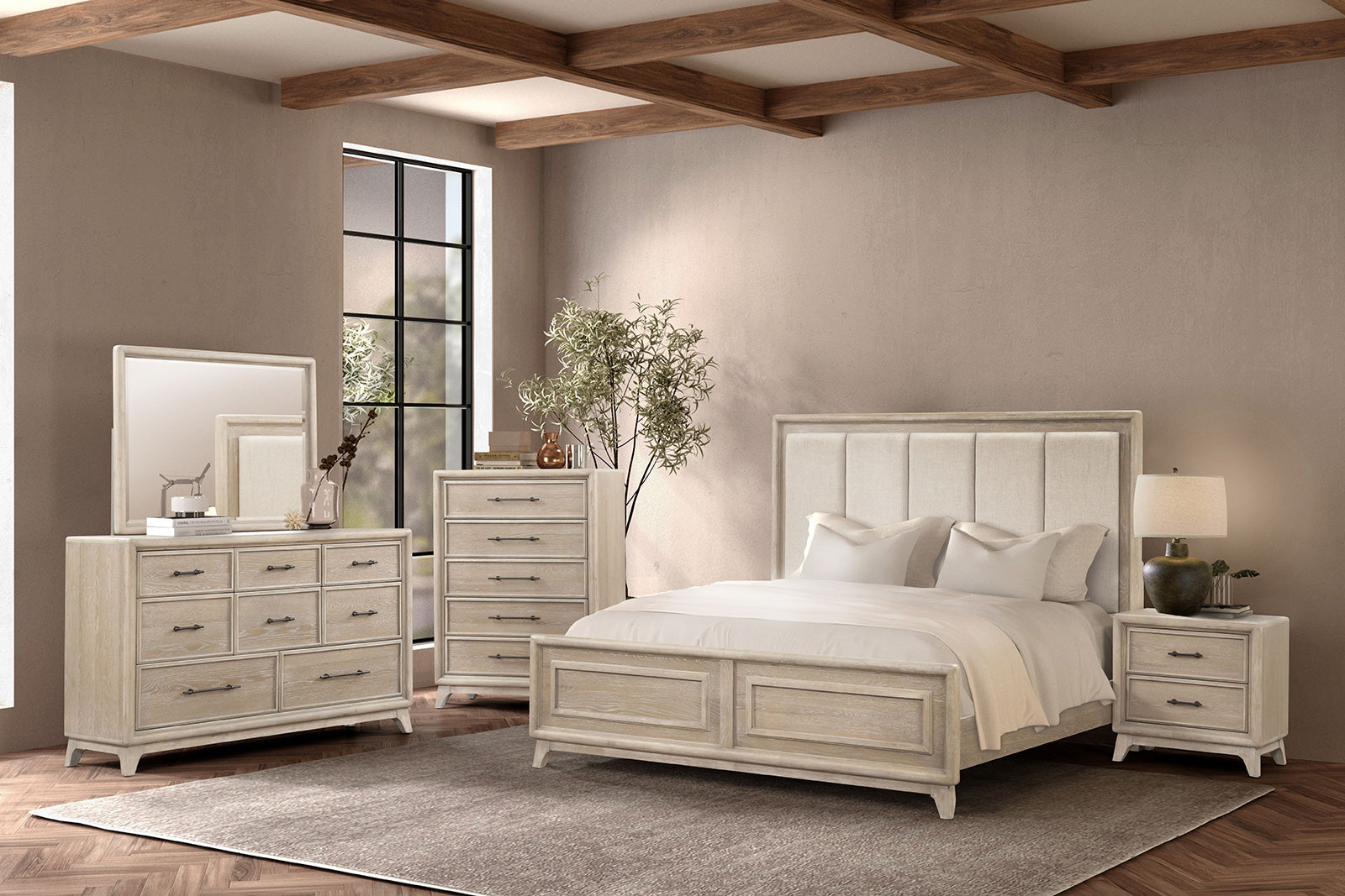 Midhurst Oak Eastern King Bed