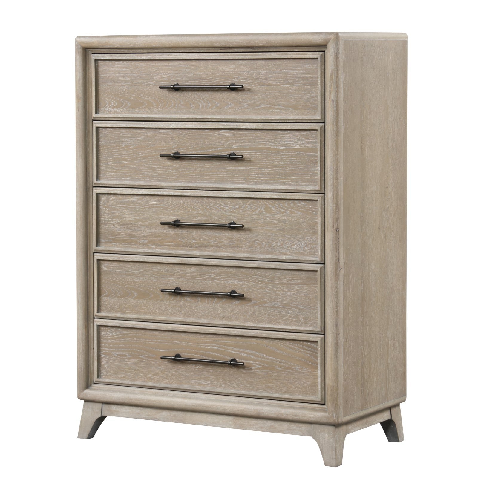Midhurst Oak Queen 5 Piece Bedroom Set w/Chest
