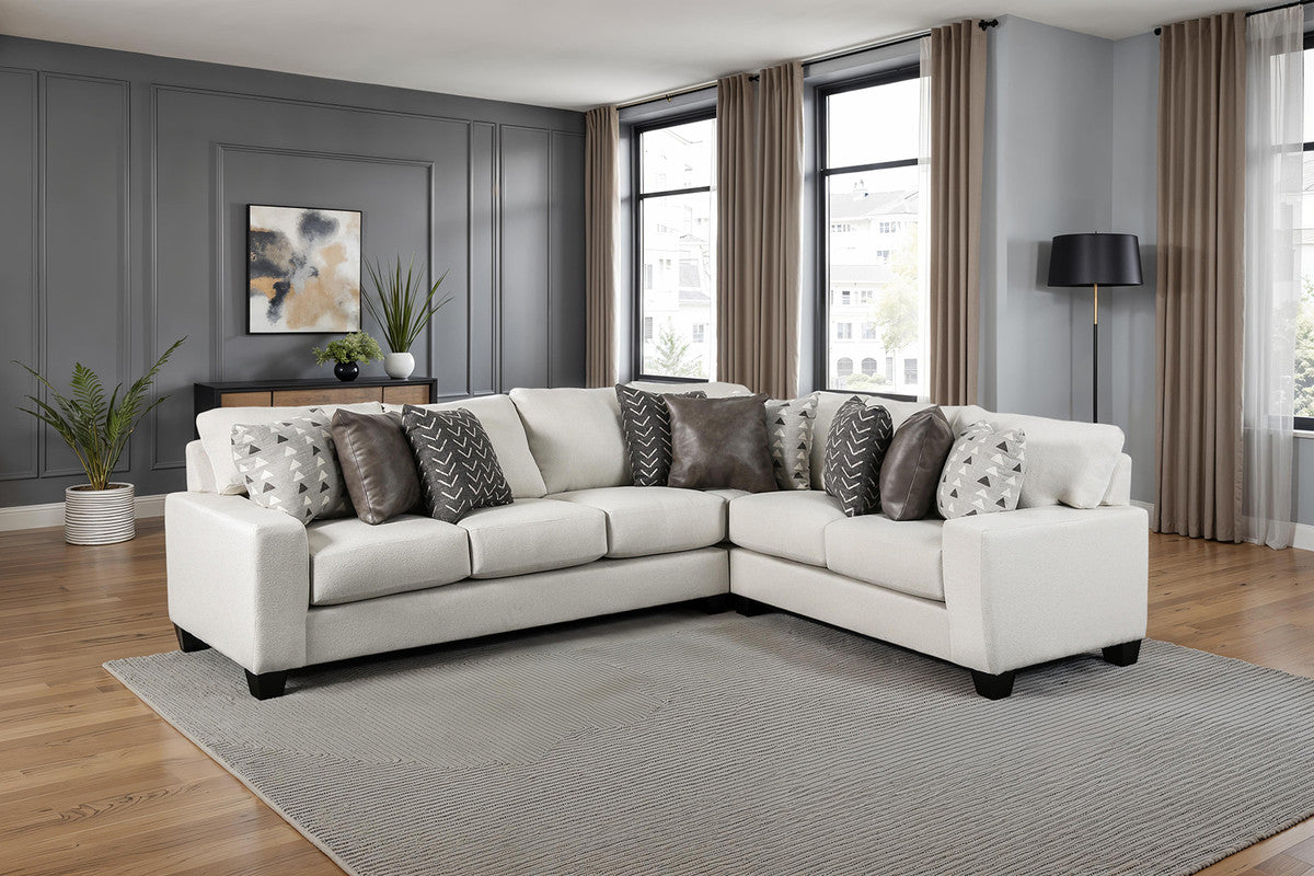 Millburn White Sectional