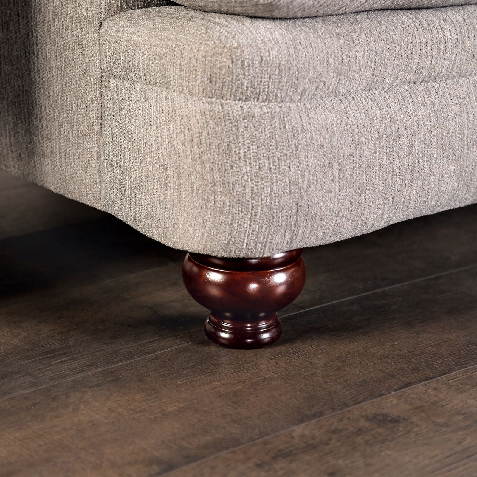 Miramar Beige/Charcoal Loveseat