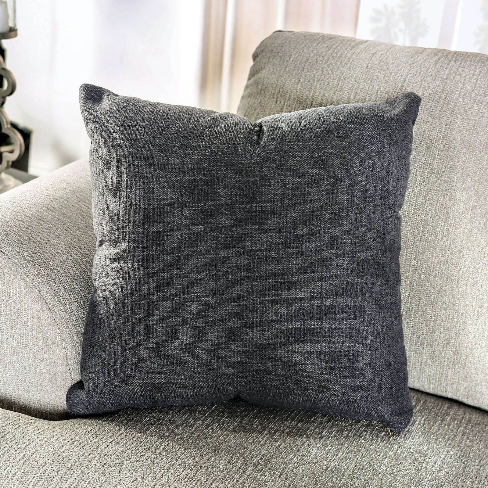 Miramar Beige/Charcoal Loveseat