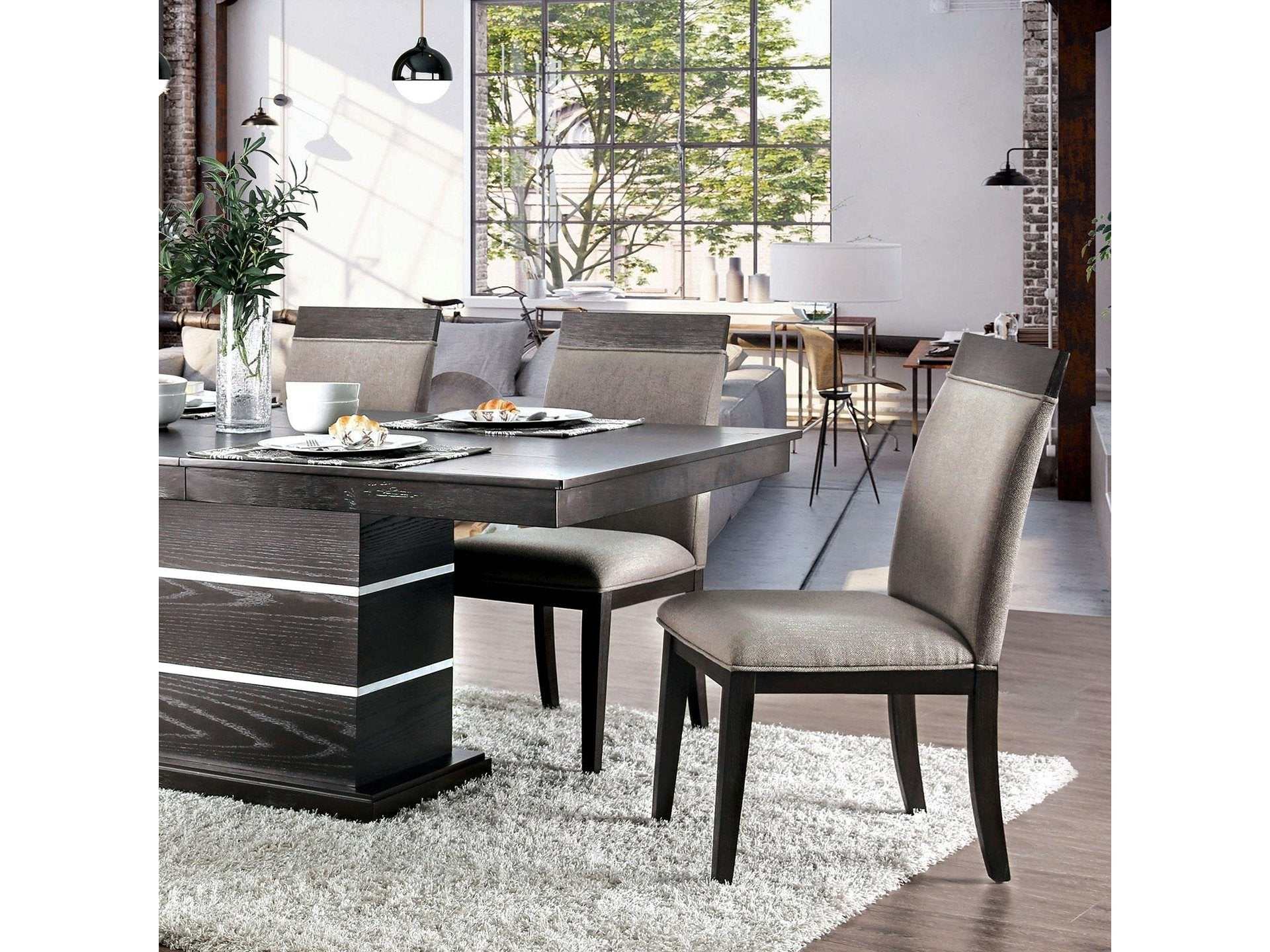 Modoc  Espresso/Beige  Dining Table