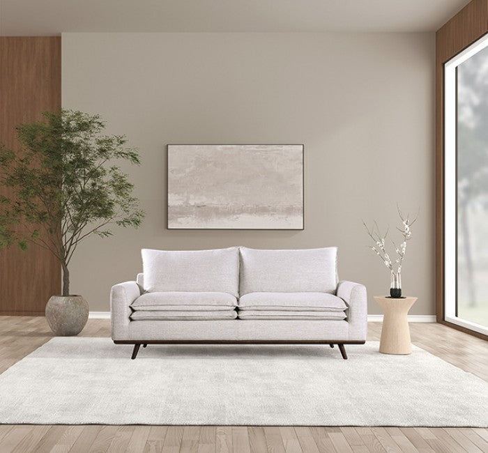 Monthey Dark Brown/Light Gray Sofa