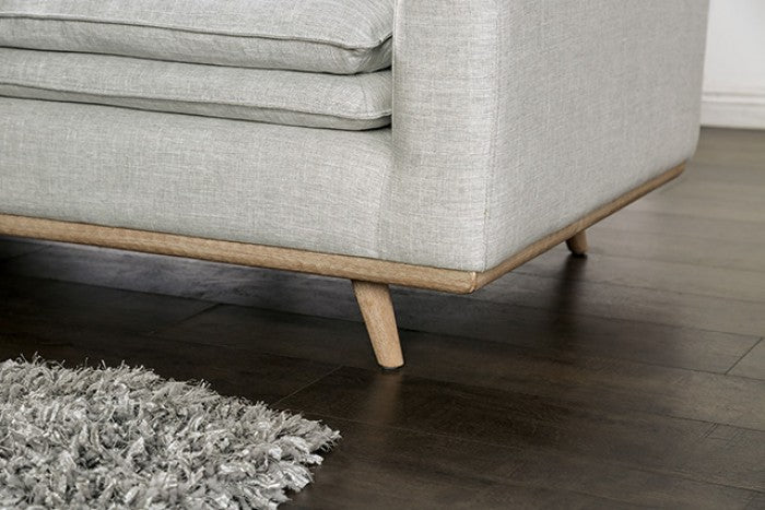 Monthey Oak/Light Gray Sofa