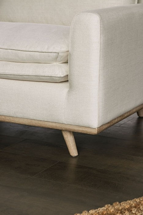 Monthey Oak/Linen White Sofa
