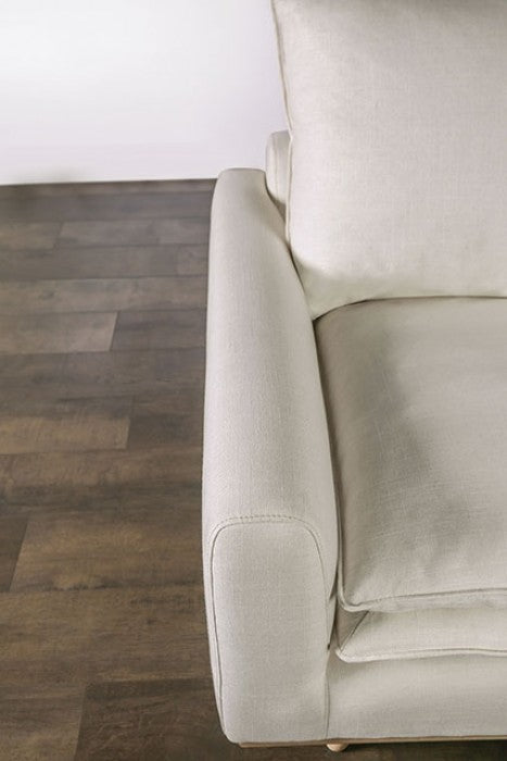 Monthey Oak/Linen White Sofa