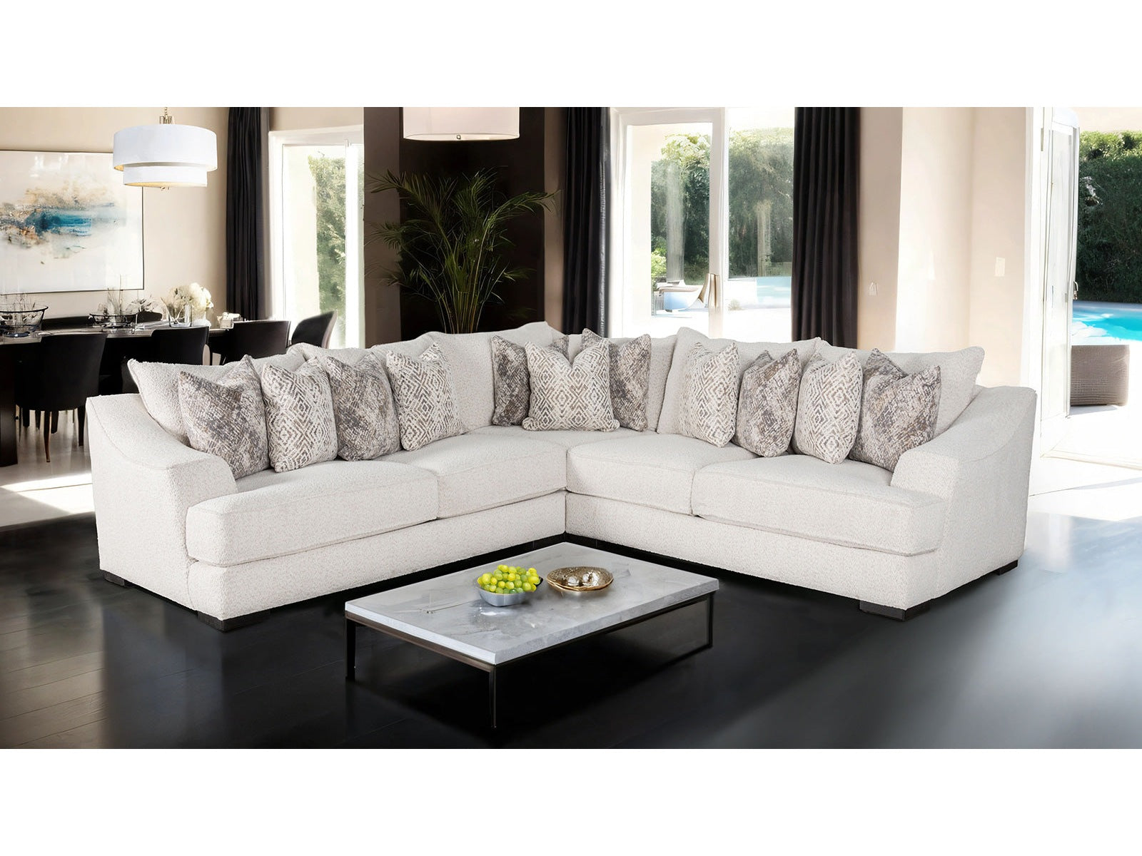 Moorpark Off-White Sectional