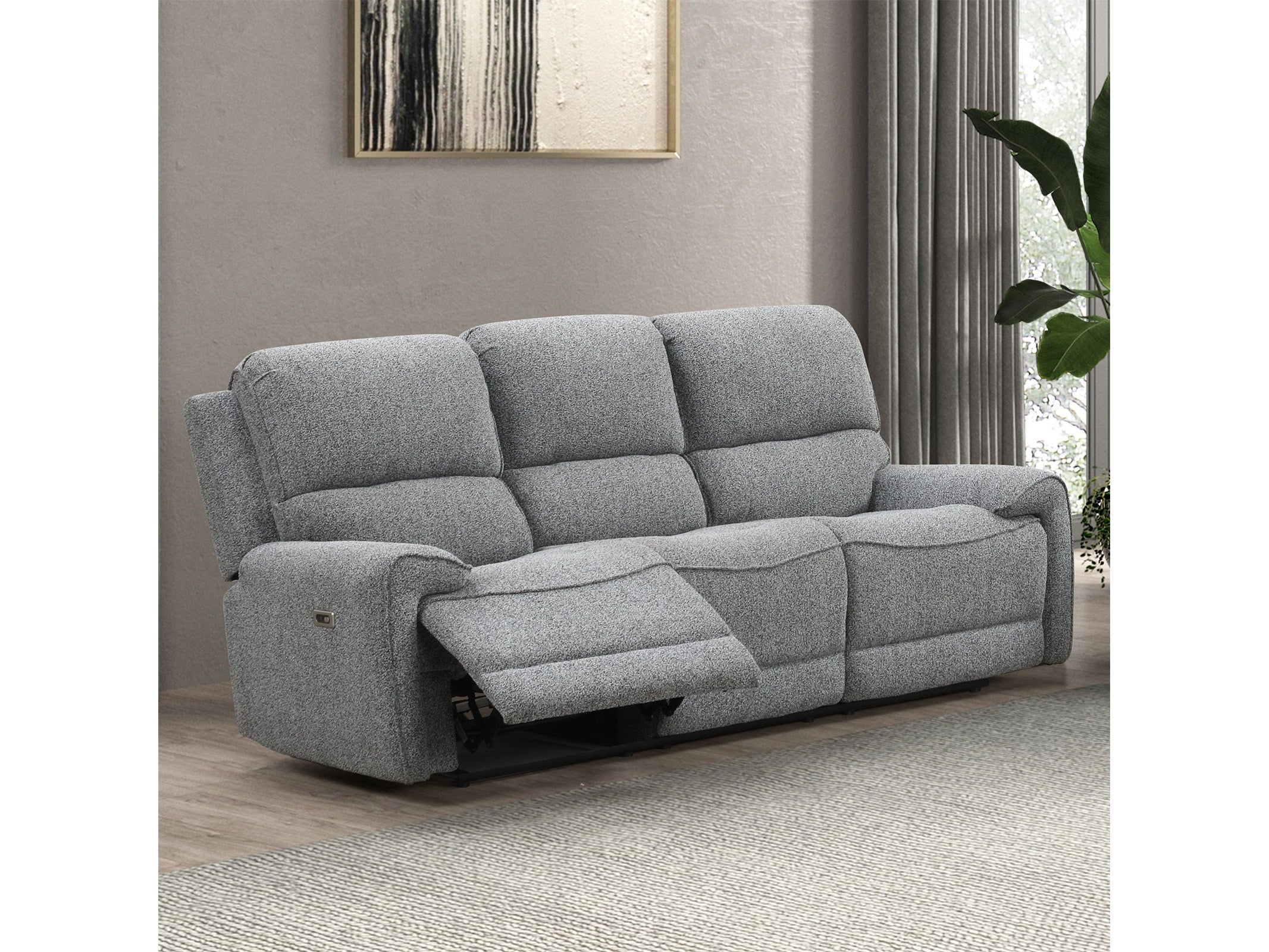 Morcote Gray Reclining Sofa