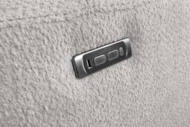 Morcote Light Gray Power Reclining Sofa