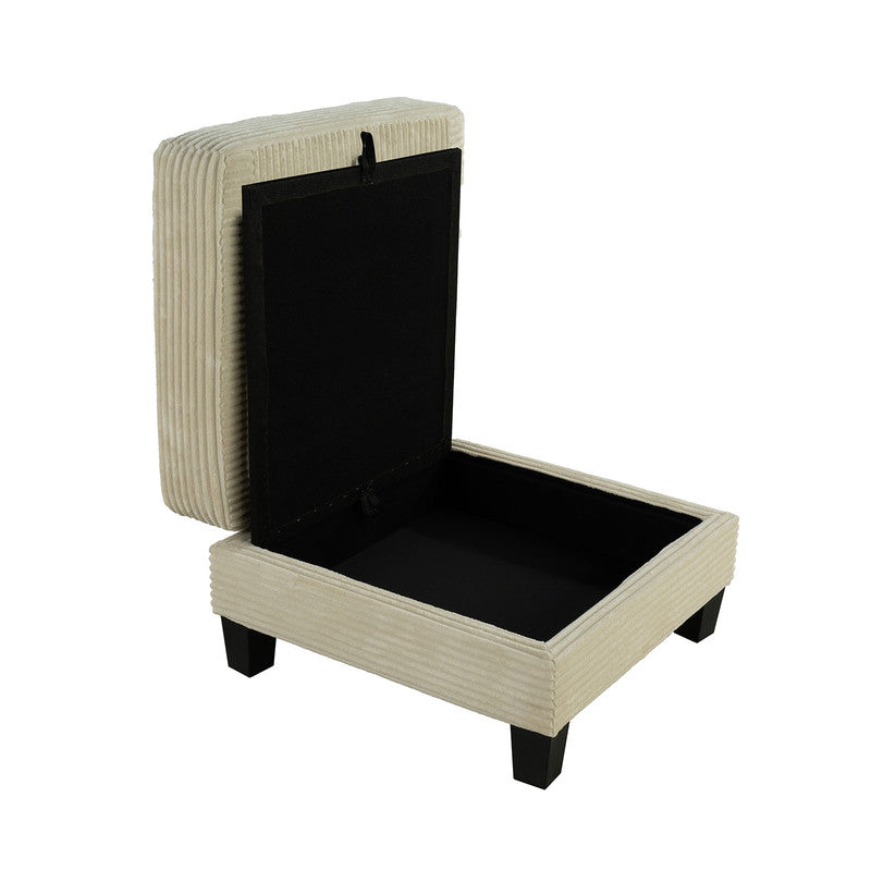 Moretaine Beige Storage Ottomen