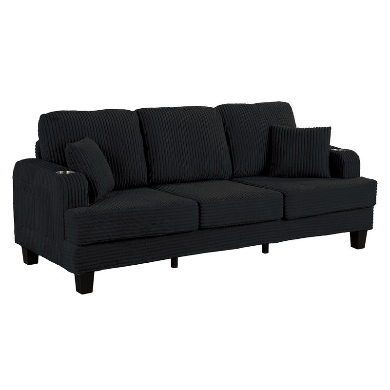 Moretaine Black Sofa
