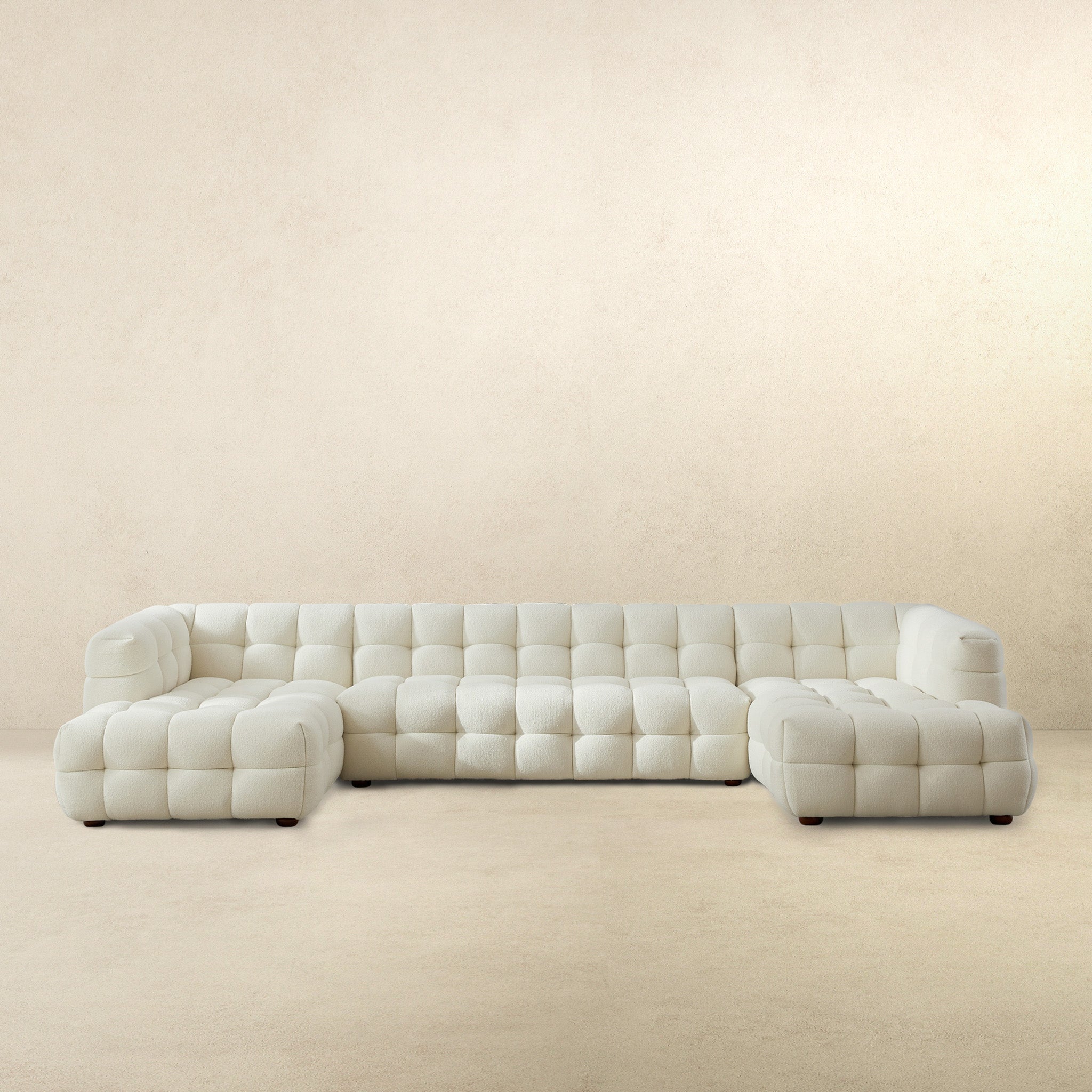 Morrison U Shape Corner Sofa - Cream Boucle