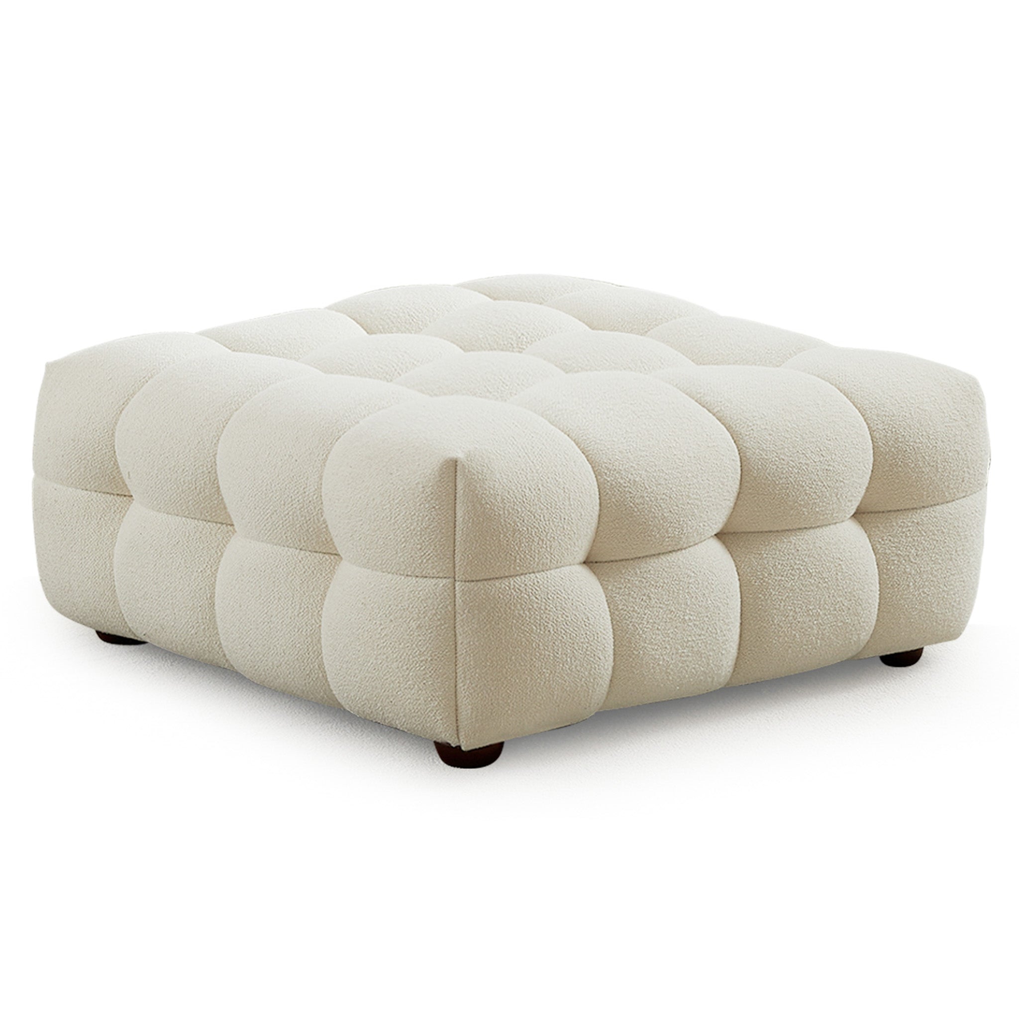 Morrison Ottoman (Cream Boucle)