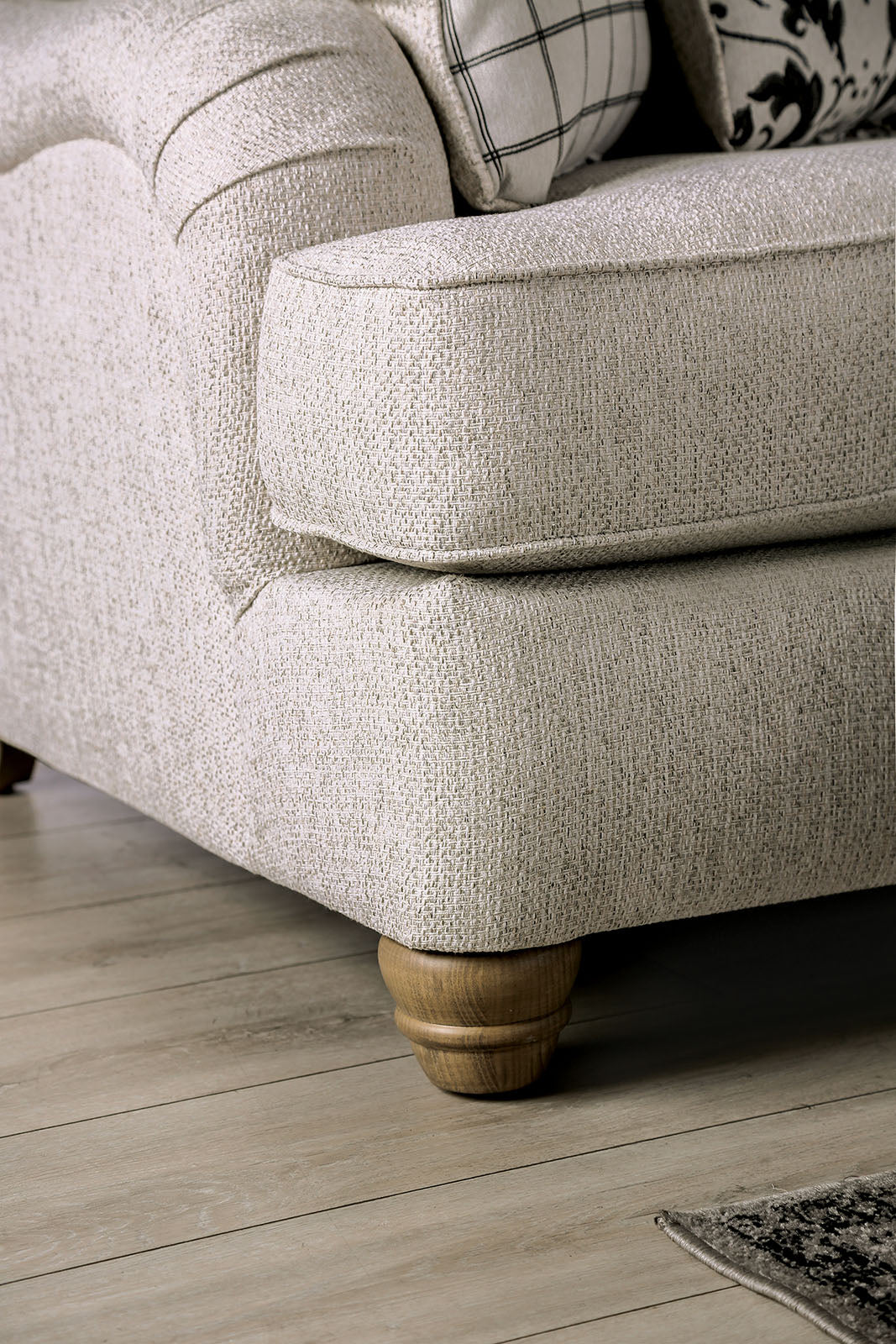 Mossley Ivory Loveseat