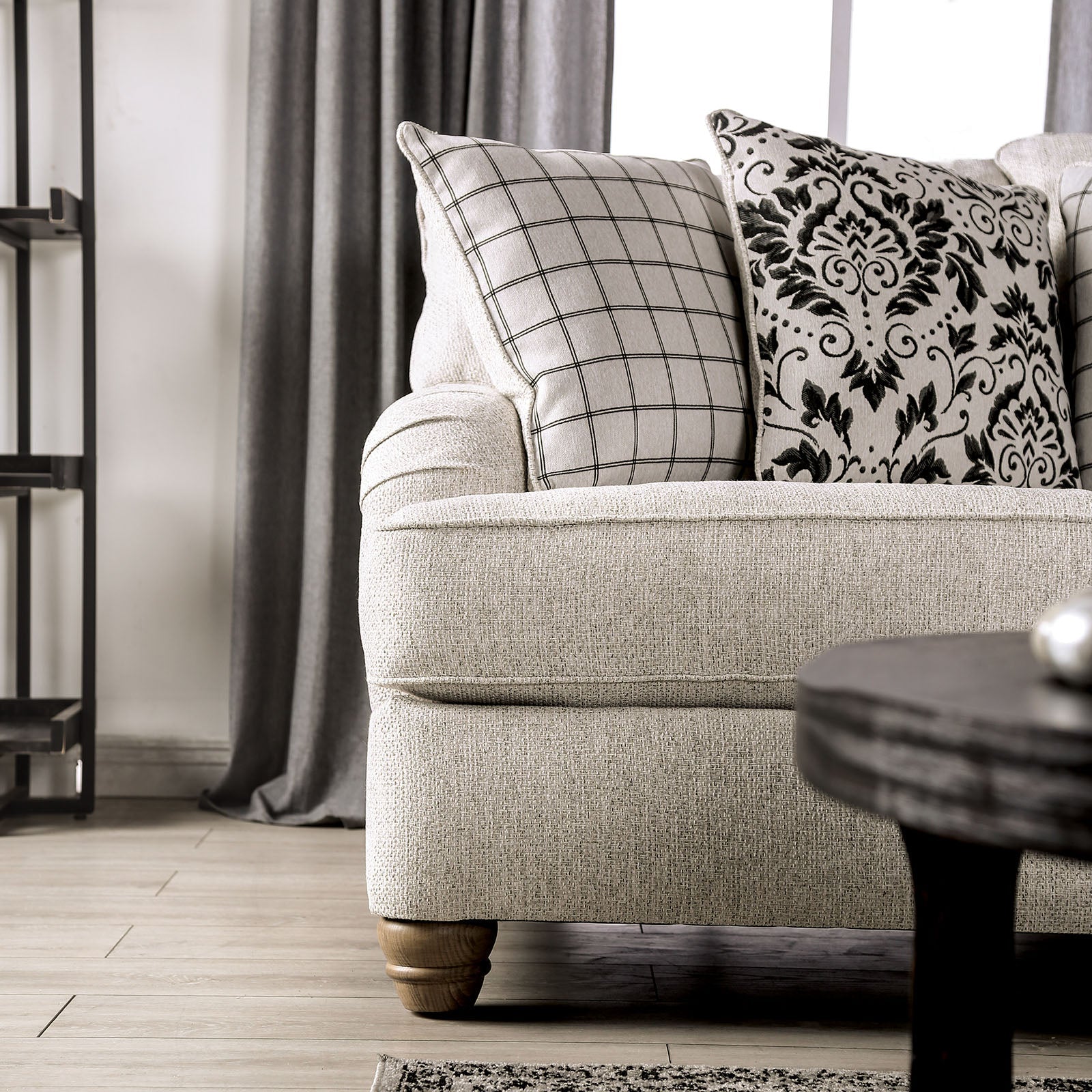 Mossley Ivory Loveseat